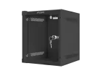 SZAFA INSTALACYJNA RACK WISZĄCA 10" 6U 280X310 CZARNA DRZWI SZKLANE LANBERG (FLAT PACK)