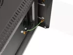 SZAFA INSTALACYJNA RACK WISZĄCA 10" 6U 300X300 CZARNA DRZWI PRZESZKLONE LANBERG (FLAT PACK)