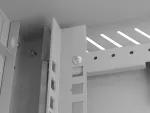 SZAFA INSTALACYJNA RACK WISZĄCA 10" 6U 300X300 SZARA DRZWI PRZESZKLONE LANBERG (FLAT PACK)