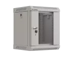 SZAFA INSTALACYJNA RACK WISZĄCA 10" 6U 300X300 SZARA DRZWI PRZESZKLONE LANBERG (FLAT PACK)