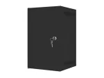 SZAFA INSTALACYJNA RACK WISZĄCA 10" 9U 280X310 CZARNA DRZWI METALOWE LANBERG (FLAT PACK)