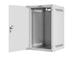 SZAFA INSTALACYJNA RACK WISZĄCA 10" 9U 280X310 SZARA DRZWI SZKLANE LANBERG (FLAT PACK)
