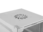 SZAFA INSTALACYJNA RACK WISZĄCA 10" 9U 280X310 SZARA DRZWI SZKLANE LANBERG (FLAT PACK)