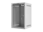 SZAFA INSTALACYJNA RACK WISZĄCA 10" 9U 280X310 SZARA DRZWI SZKLANE LANBERG (FLAT PACK)