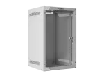 SZAFA INSTALACYJNA RACK WISZĄCA 10" 9U 280X310 SZARA DRZWI SZKLANE LANBERG (FLAT PACK)
