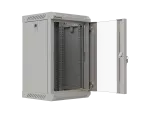 SZAFA INSTALACYJNA RACK WISZĄCA 10" 9U 300X300 SZARA DRZWI PRZESZKLONE LANBERG (FLAT PACK)