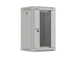 SZAFA INSTALACYJNA RACK WISZĄCA 10" 9U 300X300 SZARA DRZWI PRZESZKLONE LANBERG (FLAT PACK)