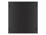 SZAFA INSTALACYJNA RACK WISZĄCA 19" 12U 600X450 CZARNA DRZWI PERFOROWANE LANBERG (FLAT PACK)