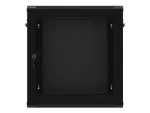SZAFA INSTALACYJNA RACK WISZĄCA 19" 12U 600X450 CZARNA DRZWI PERFOROWANE LANBERG (FLAT PACK)