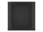 SZAFA INSTALACYJNA RACK WISZĄCA 19" 12U 600X450 CZARNA LANBERG (FLAT PACK) V2