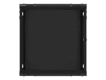 SZAFA INSTALACYJNA RACK WISZĄCA 19" 12U 600X450 CZARNA LANBERG (FLAT PACK) V2