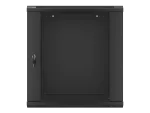 SZAFA INSTALACYJNA RACK WISZĄCA 19" 12U 600X450 CZARNA LANBERG (FLAT PACK) V2
