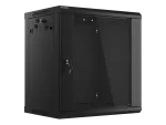 SZAFA INSTALACYJNA RACK WISZĄCA 19" 12U 600X450 CZARNA LANBERG (FLAT PACK) V2