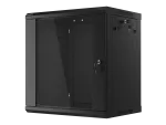 SZAFA INSTALACYJNA RACK WISZĄCA 19" 12U 600X450 CZARNA LANBERG (FLAT PACK) V2