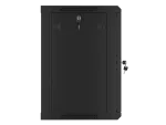 SZAFA INSTALACYJNA RACK WISZĄCA 19" 12U 600X450 CZARNA LANBERG (FLAT PACK) V2