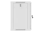 SZAFA INSTALACYJNA RACK WISZĄCA 19" 12U 600X450 SZARA DRZWI METALOWE LANBERG (FLAT PACK)