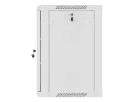 SZAFA INSTALACYJNA RACK WISZĄCA 19" 12U 600X450 SZARA DRZWI METALOWE LANBERG (FLAT PACK)