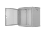 SZAFA INSTALACYJNA RACK WISZĄCA 19" 12U 600X450 SZARA DRZWI PERFOROWANE LANBERG (FLAT PACK)