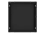 SZAFA INSTALACYJNA RACK WISZĄCA 19" 12U 600X600 CZARNA LANBERG (FLAT PACK) V2