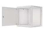 SZAFA INSTALACYJNA RACK WISZĄCA 19" 12U 600X600 SZARA DRZWI METALOWE LANBERG (FLAT PACK)