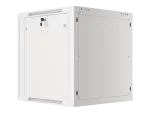 SZAFA INSTALACYJNA RACK WISZĄCA 19" 12U 600X600 SZARA DRZWI METALOWE LANBERG (FLAT PACK)