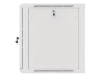 SZAFA INSTALACYJNA RACK WISZĄCA 19" 12U 600X600 SZARA DRZWI METALOWE LANBERG (FLAT PACK)