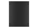SZAFA INSTALACYJNA RACK WISZĄCA 19" 15U 600X450 CZARNA LANBERG (FLAT PACK) V2