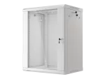 SZAFA INSTALACYJNA RACK WISZĄCA 19" 15U 600X450 SZARA LANBERG (FLAT PACK) V2