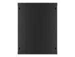 SZAFA INSTALACYJNA RACK WISZĄCA 19" 15U 600X600 CZARNA LANBERG (FLAT PACK) V2