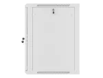 SZAFA INSTALACYJNA RACK WISZĄCA 19" 15U 600X600 SZARA LANBERG (FLAT PACK) V2