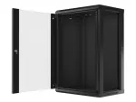 SZAFA INSTALACYJNA RACK WISZĄCA 19" 18U 600X450 CZARNA LANBERG (FLAT PACK) V2