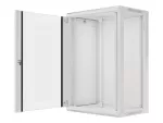 SZAFA INSTALACYJNA RACK WISZĄCA 19" 18U 600X450 SZARA LANBERG (FLAT PACK) V2