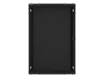 SZAFA INSTALACYJNA RACK WISZĄCA 19" 18U 600X600 CZARNA LANBERG (FLAT PACK) V2