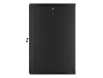 SZAFA INSTALACYJNA RACK WISZĄCA 19" 18U 600X600 CZARNA LANBERG (FLAT PACK) V2