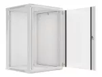 SZAFA INSTALACYJNA RACK WISZĄCA 19" 18U 600X600 SZARA LANBERG (FLAT PACK) V2