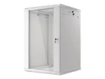 SZAFA INSTALACYJNA RACK WISZĄCA 19" 18U 600X600 SZARA LANBERG (FLAT PACK) V2