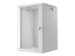 SZAFA INSTALACYJNA RACK WISZĄCA 19" 18U 600X600 SZARA LANBERG (FLAT PACK) V2