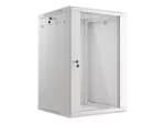 SZAFA INSTALACYJNA RACK WISZĄCA 19" 18U 600X600 SZARA LANBERG (FLAT PACK) V2