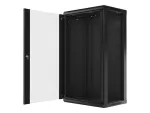 SZAFA INSTALACYJNA RACK WISZĄCA 19" 22U 600X450 CZARNA LANBERG (FLAT PACK) V2