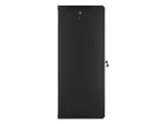 SZAFA INSTALACYJNA RACK WISZĄCA 19" 22U 600X450 CZARNA LANBERG (FLAT PACK) V2