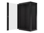 SZAFA INSTALACYJNA RACK WISZĄCA 19" 22U 600X450 CZARNA LANBERG (FLAT PACK) V2