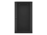 SZAFA INSTALACYJNA RACK WISZĄCA 19" 22U 600X450 CZARNA LANBERG (FLAT PACK) V2