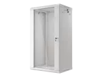 SZAFA INSTALACYJNA RACK WISZĄCA 19" 22U 600X450 SZARA LANBERG (FLAT PACK) V2