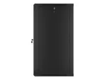 SZAFA INSTALACYJNA RACK WISZĄCA 19" 22U 600X600 CZARNA LANBERG (FLAT PACK) V2