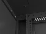 SZAFA INSTALACYJNA RACK WISZĄCA 19" 22U 600X600 CZARNA LANBERG (FLAT PACK) V2