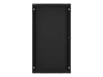SZAFA INSTALACYJNA RACK WISZĄCA 19" 22U 600X600 CZARNA LANBERG (FLAT PACK) V2