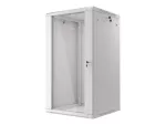 SZAFA INSTALACYJNA RACK WISZĄCA 19" 22U 600X600 SZARA LANBERG (FLAT PACK) V2
