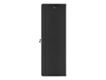 SZAFA INSTALACYJNA RACK WISZĄCA 19" 27U 600X450 CZARNA LANBERG (FLAT PACK) V2