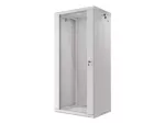 SZAFA INSTALACYJNA RACK WISZĄCA 19" 27U 600X450 SZARA LANBERG (FLAT PACK) V2