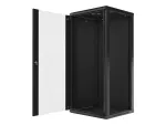 SZAFA INSTALACYJNA RACK WISZĄCA 19" 27U 600X600 CZARNA LANBERG (FLAT PACK) V2